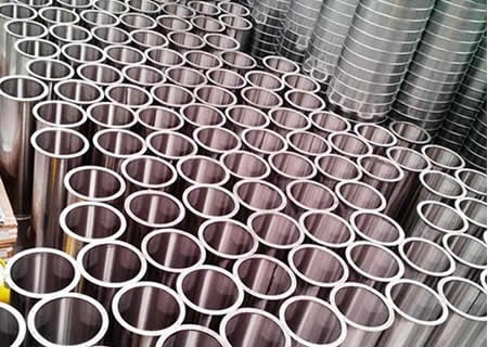 Stainless steel duct parts.
